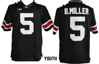 Ohio State Buckeyes Women's Braxton Miller #5 Black Authentic Nike College NCAA Stitched Football Jersey MD19X45DK